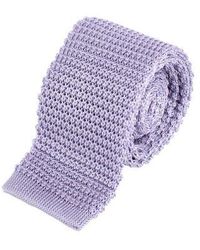 Trafalgar - Zion Knit Silk Solid Colored Necktie - Lyst