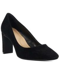 Dune - Wf Arriving Wide Fit High Block Heel Court Shoes - Lyst