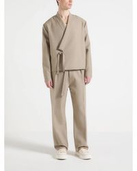 Manière De Voir - Robin Textured Wrap Jacket - Lyst