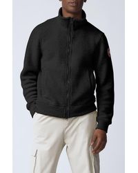 Canada Goose - Lawson Wool Blend Fleece Jacket - Lyst