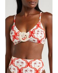 FARM Rio - Summer Beach Triangle Bikini Top - Lyst