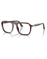 Persol - 53Mm Square Optical Glasses - Lyst