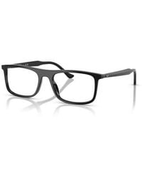 Ray-Ban - 55Mm Rectangle Optical Glasses - Lyst