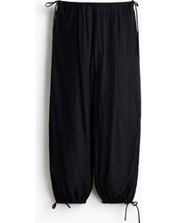 H&M - Balloon Drawstring Trousers - Lyst