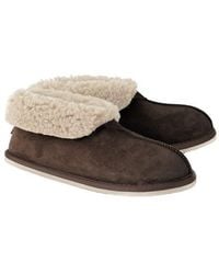 Celtic & Co. - Ladies' Shearling Bootee Slippers - Lyst