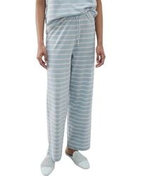 Mango - Stripe Cotton Pajama Pants - Lyst