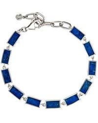 Jan Leslie - Dash Rectangle Link Bracelet - Lyst