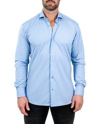 Maceoo - Einstein Stretchblotter Light Button-Up Shirt - Lyst