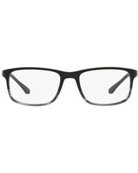 Emporio Armani - 53Mm Rectangular Optical Glasses - Lyst