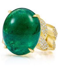 Mindi Mond - Colombian Emerald & Diamond Ring - Lyst