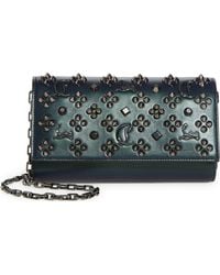 Christian Louboutin - Paloma Loubinthesky Leather Wallet On A Chain - Lyst
