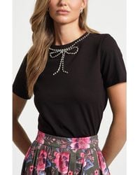 Isaac Mizrahi New York - Crystal Embellished - Lyst