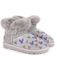 MOA - Micro-Stud Mickey Winter Boots - Lyst