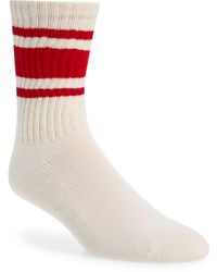 American Trench - The Mono Stripe Cotton Blend Crew Socks - Lyst