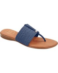 Andre Assous - Nice Featherweight Woven Flip Flop - Lyst