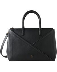 Mulberry - Micro M Zipped Leather Top Handle Bag - Lyst