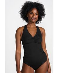 Lands' End - Twist Halter Tankini Top - Lyst