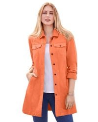Jessica London - Long Denim Jacket - Lyst