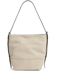 Lemaire - Small Belted Canvas Tote - Lyst