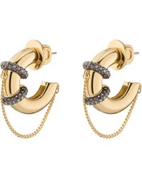 DEMARSON - Molly Hoop Earrings - Lyst
