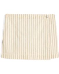 Madewell - Denim Wrap Mini Skort - Lyst