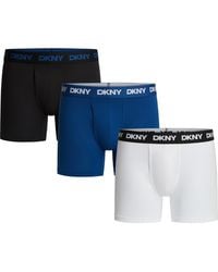 DKNY - 3-Pack Stretch Cotton Boxer Briefs - Lyst