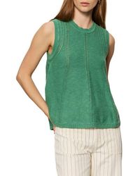 Sanctuary - Easy Pointelle Knit Sleeveless Top - Lyst