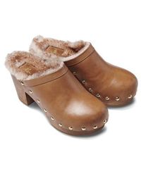 Beek - Woodpecker Genuine Shearling Clog - Lyst