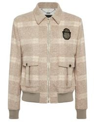 Billionaire - Wool Check Jacket Crest - Lyst