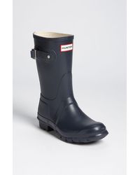 HUNTER - Original Short Waterproof Rain Boot - Lyst