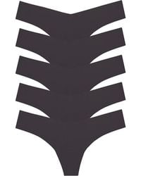 Commando - Classic Solid Thong 5-Pack - Lyst
