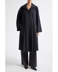 Nour Hammour - Jane Graceful Stretch Cotton & Nylon Coat - Lyst
