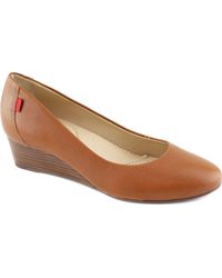 Marc Joseph New York - Prospect Leather Wedge Pump - Lyst