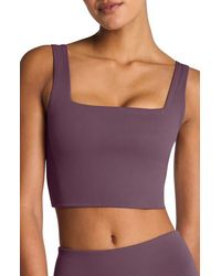Spanx - Square Neck Crop Tank Top - Lyst
