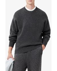 Lacoste - Relaxed Cotton-Wool Crewneck Sweater - Lyst
