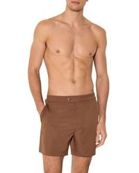 Reiss - Sun Solid Side Adjuster Swim Trunks - Lyst