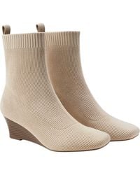 VIVAIA - Margot Wedge Bootie Square-Toe Water-Repellent Boots - Lyst