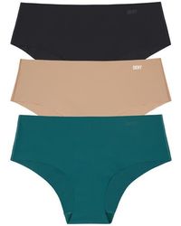 DKNY - Litewear Cut Anywhere Assorted 3-Pack Hipster Briefs - Lyst