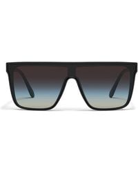 Quay - Nightfall Oversize 138Mm Gradient Shield Sunglasses - Lyst