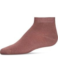 Memoi - Basic Silky-Soft Gauge Ankle Sock - Lyst