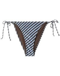 Mango - Classic Stripe Bikini Bottoms - Lyst