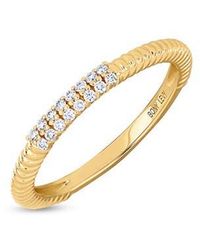 Bony Levy - 18K Cleo Diamond Stackable Ring (Online Trunk Show) - Lyst