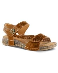 Spring Step - Popular Asymmetric Ankle Strap Sandal - Lyst