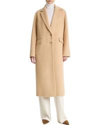 Vince - Classic Wool Blend Coat - Lyst