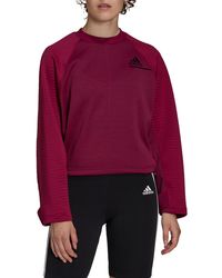 adidas cold shoulder sweatshirt