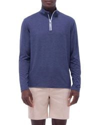 Bugatchi - Quarter Zip Performance Pullover - Lyst