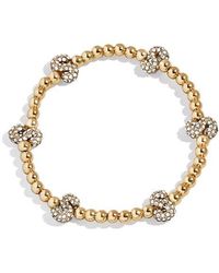 BaubleBar - Pavé Pisa Station Beaded Bracelet - Lyst