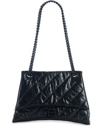 Balenciaga - Medium Crush Chain Strap Quilted Leather Shoulder Bag - Lyst