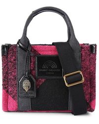 Kurt Geiger - Extra Small Southbank Tweed Tote - Lyst