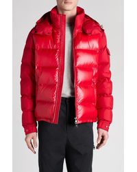 Moncler - Maya Lacquered Nylon Down Jacket - Lyst